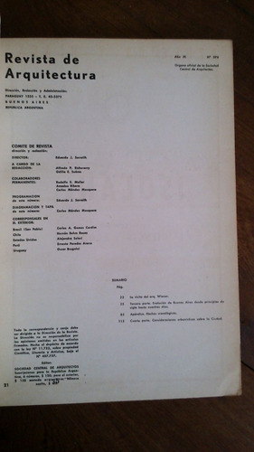 Imagen 3 de 5 de Revista De Arquitectura 2 Núm. 375 Y 376/7 - 1955 /6
