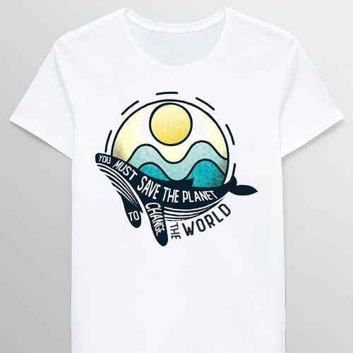 Remera Save The Planet Change The World 54482962