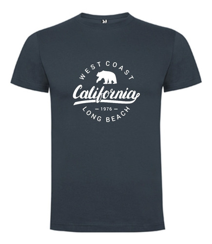 Polera Unisex California Moda Algodon  Colores Pow Club