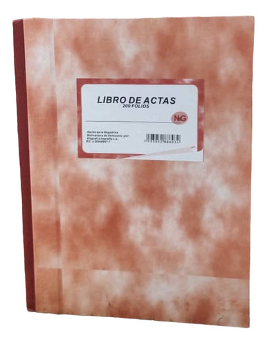 Libro De Actas 200 Folios Ng