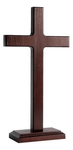 Cruz De Pared De Madera Soporte Colgar O Colocar De Pie...