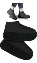 Comprar Cubre Zapatos De Lluvia  Impermeable Silicona Color Negro