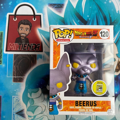 Funko Pop Beerus Metallic #120 - Miltienda - Dragon Ball Z