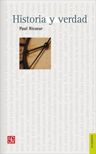 Libro Historia Y Verdad - Ricoeur, Paul