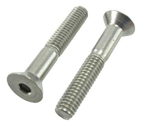 6/32 x 3/8  Acero Inoxidable Cabeza Plana Socket Cap Tornill