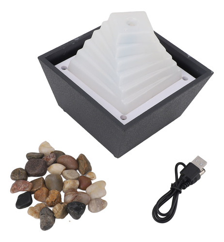 Fuente De Agua Interior Zen Usb Para Decoración De Mesa Led