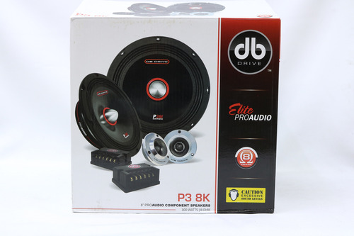 Set De Medios Rangos Db Drive P3 8k 8 Pulgadas Pro Audio Ope
