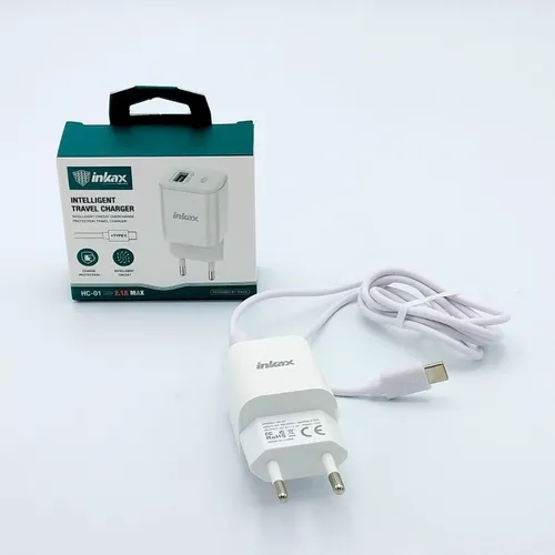 Cargador Inteligente Inkax Con Cable Usb -tipo C 1 Metro 2.1