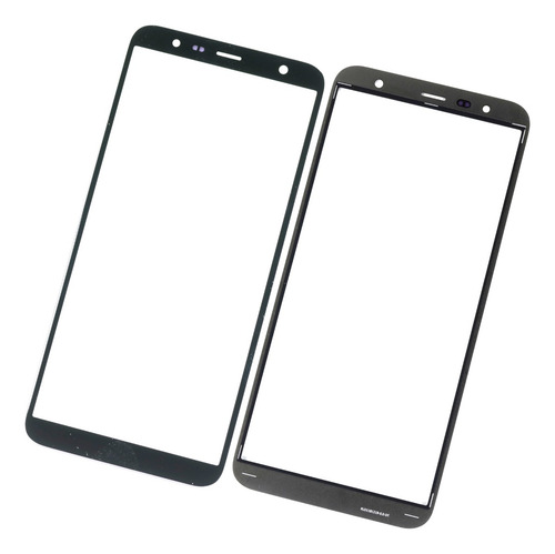 Glass Con Oca Para Samsung J4 Plus , J6 Plus Negro