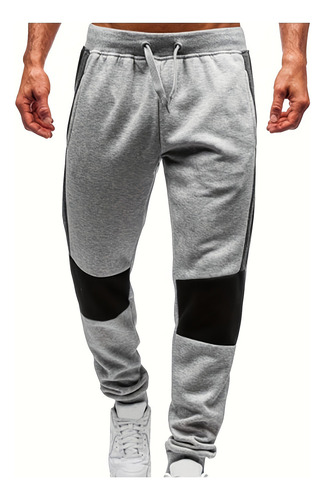 Pantalones Para Hombre Con Cordón Elástico, Cintura Elástica
