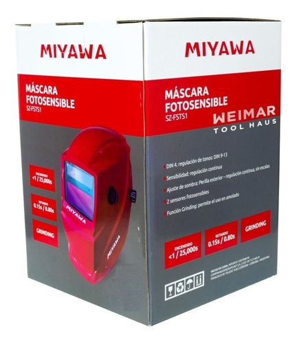 Mascara Fotosensible Miyawa Careta Soldar 1/20000