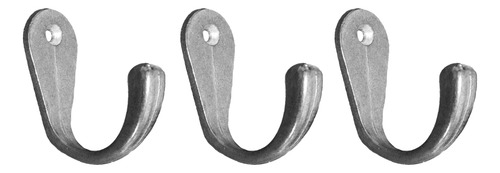 Percha Gota Aluminio Natural Pack X 10u.