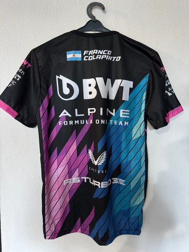 Camiseta Remera Franco Colapinto F1 Termporada 2025 Alpine
