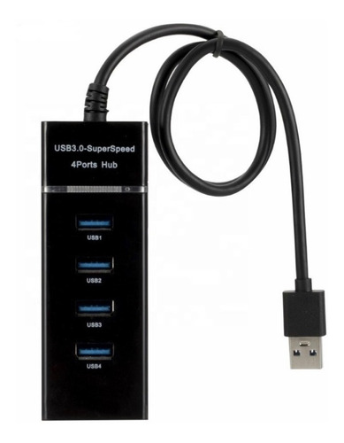 Imagen 3 de 3 de Adaptador Extensor Hub Usb 3.0 4 En 1