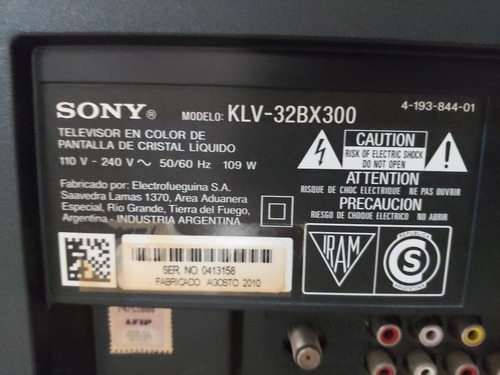 Imagen 5 de 10 de Sony Bravia 32 Lcd Klv-32bx300 - No Envío