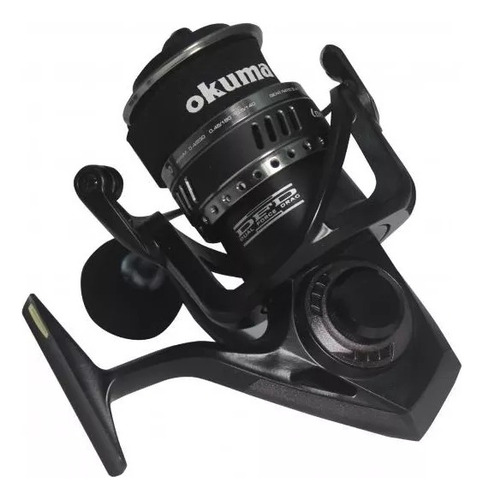 Reel Frontal Okuma Cedros Cj-8000 Pesca Variada Jigg Color Negro Lado de la manija Derecho/Izquierdo