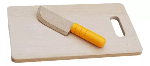 Juego de 8 cuchillos de cocina de madera para niños para cocinar