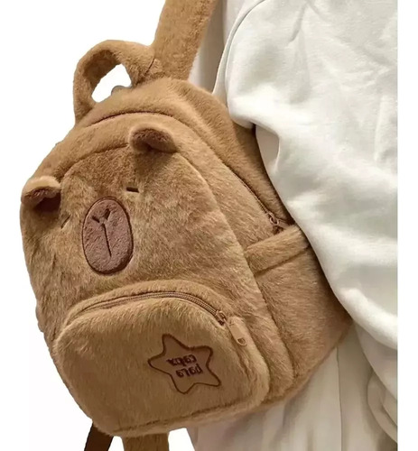 Mochila Capibara De Peluche Kawaii De Moda El Mejor Regalo