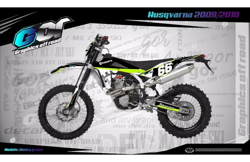 Kit Calcos Gráfica Husqvarna Te  2009/2010