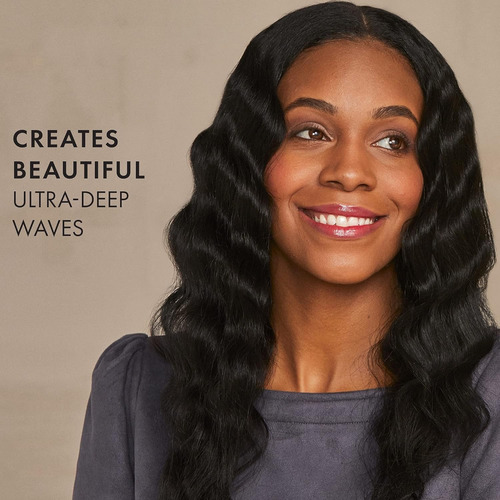 Hot Tools Beach Waves Sirena waflera onduladora de cabello pelo ondas profundas color blanco