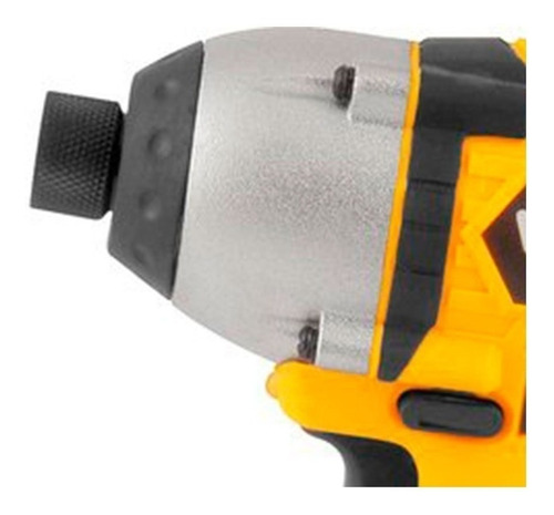 Imagem 2 de 3 de Chave de fenda sem fio Vonder PBV108 10.8V amarela e preta