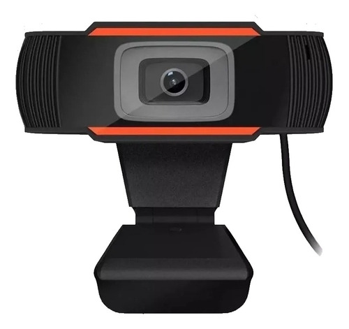 Imagen 1 de 3 de Cámara web SAT X11 HD color negro/naranja