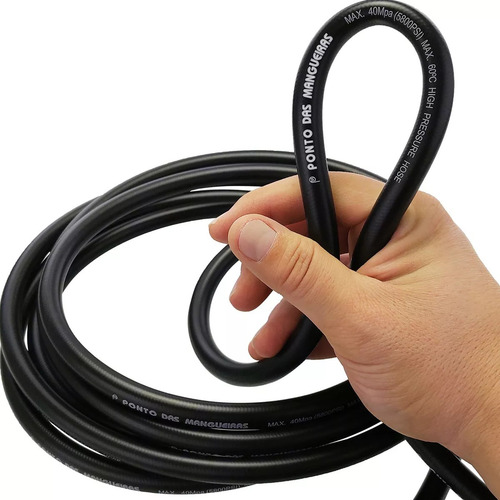 6mts Mangueira Compatível Lavadora A. Pressão Karcher K2.21 Cor Preto