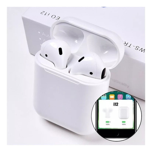 Imagen 6 de 10 de Audifonos Inalámbricos I12 Bluetooth 5.0 Tws AirPods