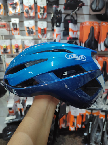Casco Bicicleta Abus Stormchaser Steel Blue M