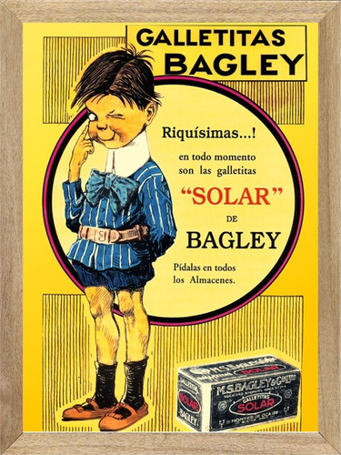 Galletitas Bagley , Cuadro, Poster, Publicidad      L677
