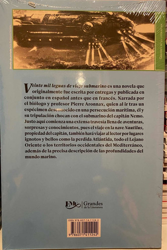 Imagen 3 de 3 de 20 Mil Leguas De Viaje Submarino Julio Verne Envio Gratis