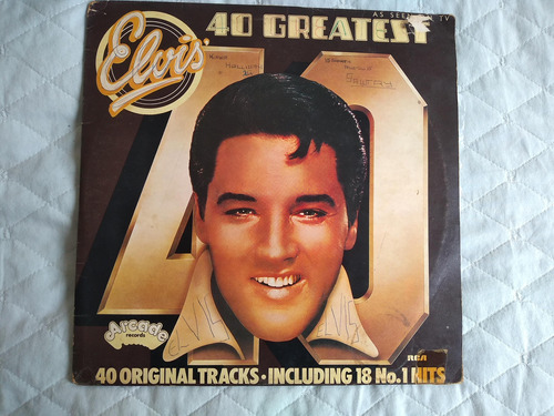 2lp Elvis Presley Elvis 40 Greatest Vinilo Gatefold Importad