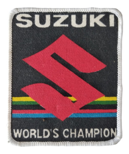 Patch Suzuki Moto Racing Team Años 80, Usado (excelente)