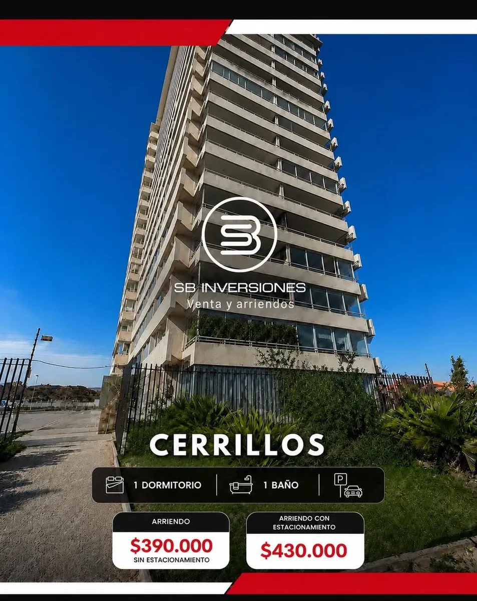 Imagen 1 de 12 de Departamento 1d 1b Arriendo Cerrillos
