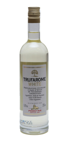 Aceite Girasol Con Aroma Trufa Blanca 250ml Trufarôme France