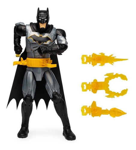 Batman Dc Figura Articulada Deluxe 30cm Cinturon Luz 67809