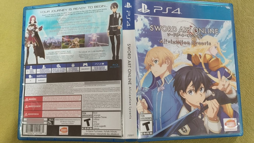 Sword Art Online Alicization Lycoris Ps4 Físico