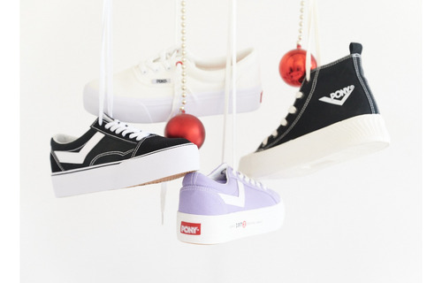 Champion Pony Casual Lona Old School - Negro