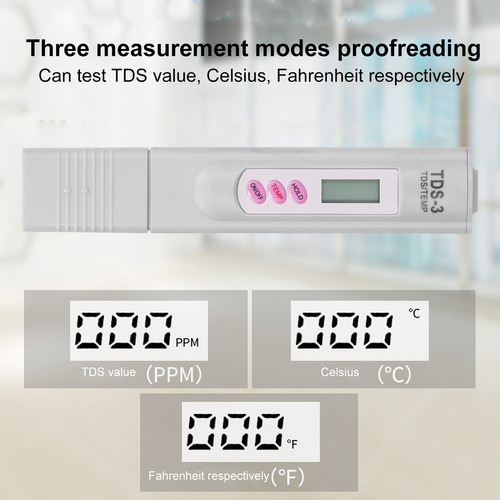 Para Medidor Tds 0-9990 Ppm Para Pruebas De Agua Potable /