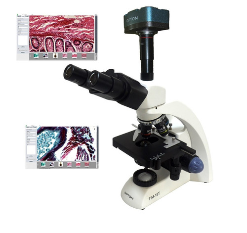 Microscopio Biologico Trinocular 40x 2000x Led + Camera 1.3m