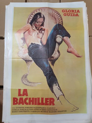 Afiche De Cine Original-la Bachiller- Gloria Guida-1824