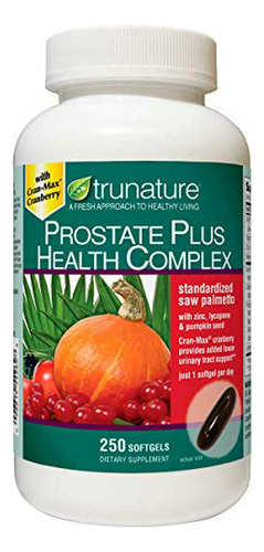 Trunature Prostate Plus Health Complex, 250 Cápsulas Blandas De Trunature Prostate Plus.