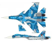 Comprar Planta Pdf Caça Su-37 Escala Pu002F Depron +fgrátis+brindes