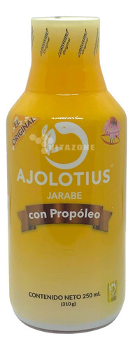 Ajolotius Jarabe Con Propóleo 250ml Con Equinácea Sabor Miel