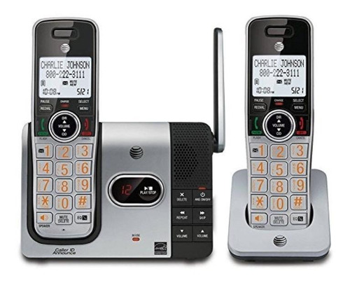 Imagen 1 de 1 de Teléfono inalámbrico AT&T CL82214 gris y negro
