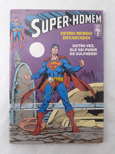 Super-homem Nº 81 - 1º Série - Editora Abril - 1991