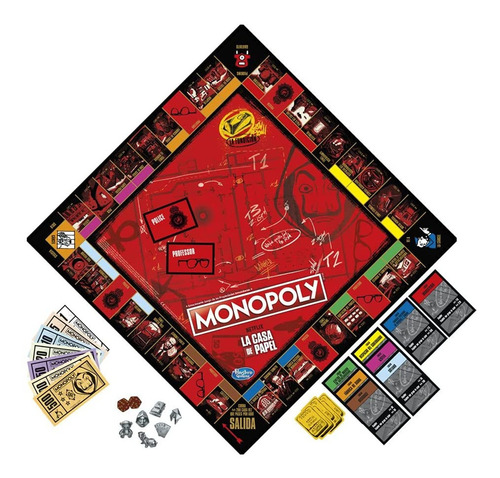 Monopoly Edición La Casa De Papel Juego De Mesa De Hasbro