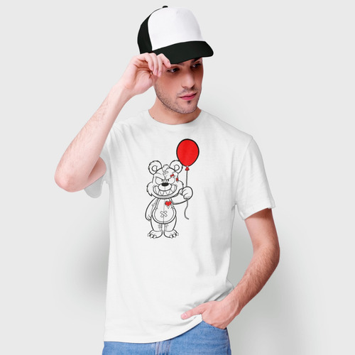 Camiseta Balloon Bear - Branca