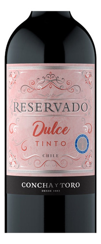 Vino Reservado Dulce Tinto Concha Y Toro 750 Ml