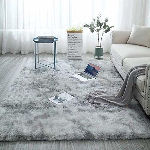 5x7 Alfombras De Area Gris Para Sala De Estar, Dormitorio,